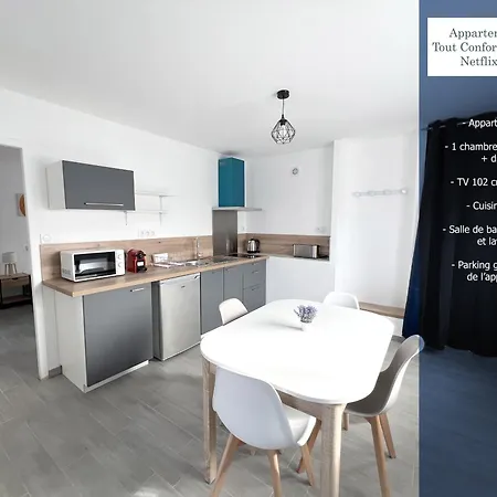 Apartment 178b - T2 Confort - Wifi Netflix Le Gond-Pontouvre