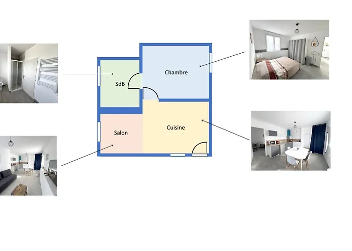 178b - T2 Confort - Wifi Netflix Apartamento Le Gond-Pontouvre